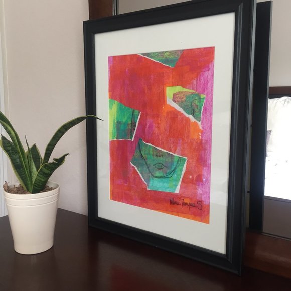 HOST PICK ! Original Abstract Art Work - Picture 6 of 7